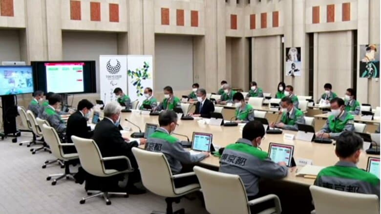 2月26日のモニタリング会議（東京都提供）