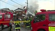 「すごい煙です。ボンボン音がなっています」米子市の住宅火災は約2時間半後に鎮火　1棟全焼（鳥取）