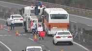 スポーツクラブの大型バスが中央分離帯に衝突…中学生9人搬送　九州自動車道