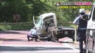 車3台が絡む事故で2人死傷【福島県いわき市】現場は山沿いの国道