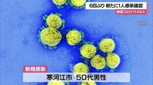 【山形】新型コロナ新たに1人確認 県内で6日ぶり