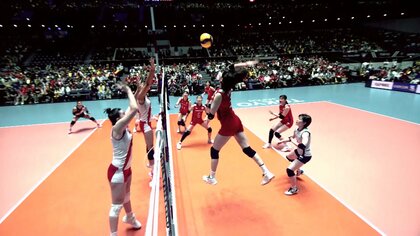 【スーパープレー映像】W杯バレー・古賀紗理那　チーム最多の14得点！ペルー戦まとめ【パリ五輪予選】