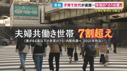 育児と仕事をどう両立？ 子育て世代が直面する“小1の壁”　朝も夕方も親は時間との戦い…一方で子育てに優しい会社も【大阪発】