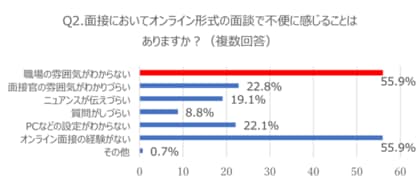 看護師の55 9 がオンライン面接に不安を抱えている 転職で重要視している 職場の人間関係 が見えづらいとの声が多数