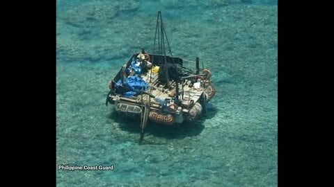中国が南シナ海に「無許可の構造物」 フィリピン当局が抗議・撤去要求