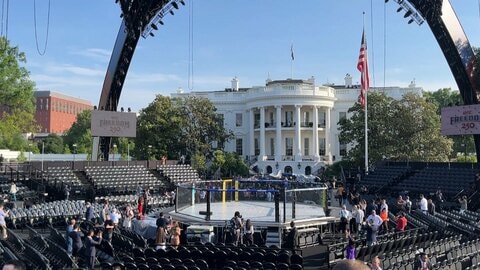 ホワイトハウスが格闘技会場に…トランプ大統領80歳の誕生日にUFC開催へ　総事業費96億円