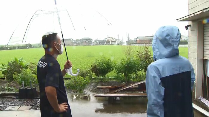 当時の状況を語る平野文男さん