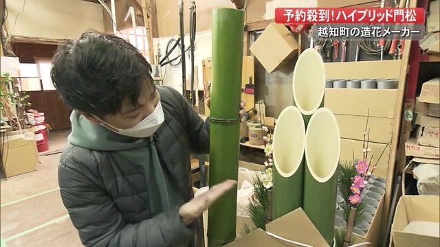 右側がハイブリッド門松