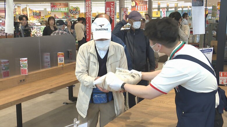14日の富山県内の備蓄米販売予定の店舗　県内各地で販売開始も「売り切れ相次ぐ」状況｜FNNプライムオンライン