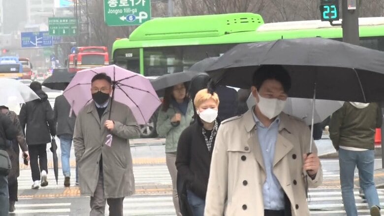 韓国でも大規模な「黄砂」観測　黄砂警報を格上げ　マスク着用、不要な外出自粛を呼び掛け｜FNNプライムオンライン
