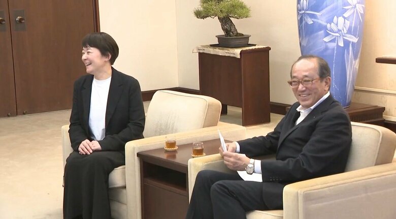 バレーボール・広島サンダーズ　今月からプロ化　広島市長を訪問「新アリーナ、どう進むのか中止していく」｜FNNプライムオンライン