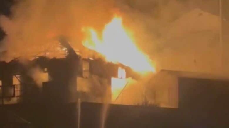 広島市東区と安芸高田市で住宅火災　平屋の木造住宅が全焼　一人暮らしの高齢住人と連絡とれず｜FNNプライムオンライン