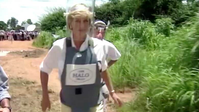 人道的活動に力を注いだダイアナ妃