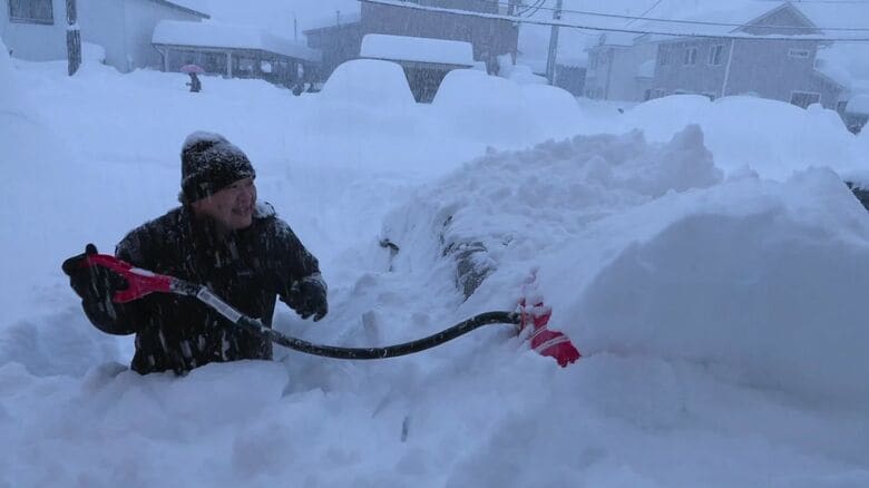 帯広ではドカ雪も