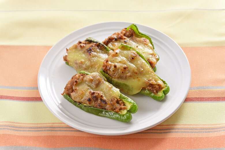 ピーマンの肉詰め（提供：石井食品）