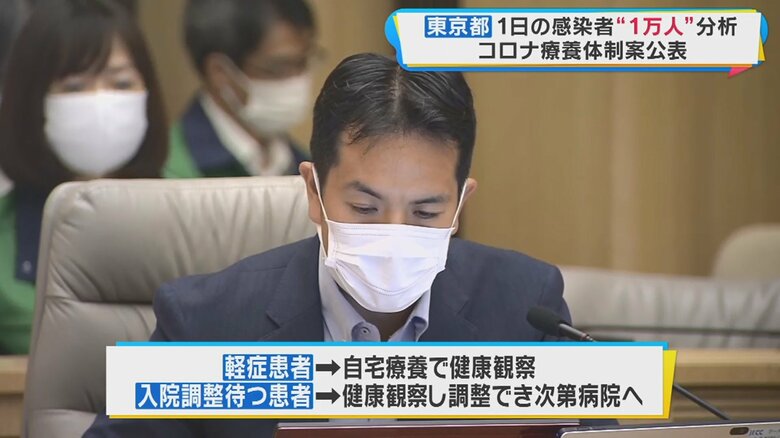 都は入院や自宅・宿泊療養の体制案を公表