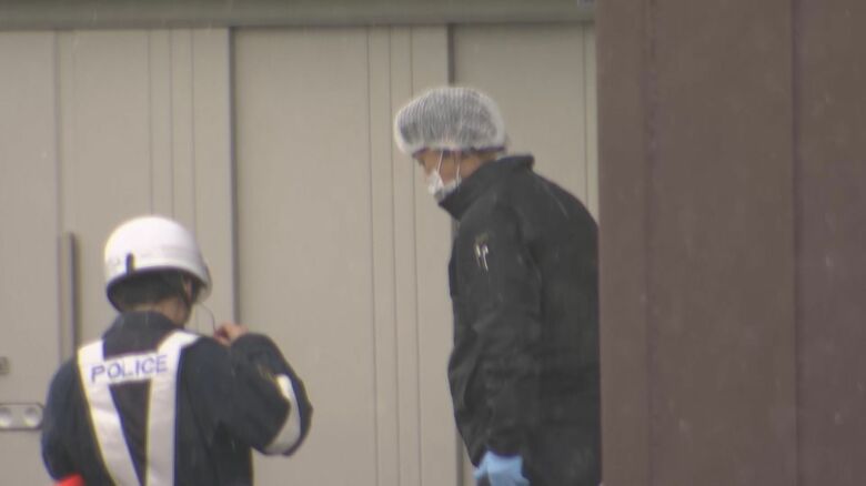 容疑者の自宅周辺（1月26日）