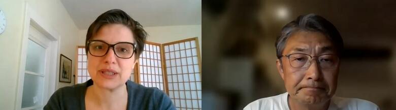 マリアさん「日本とのプロジェクトに文化芸術は無かった」とオンラインで語る