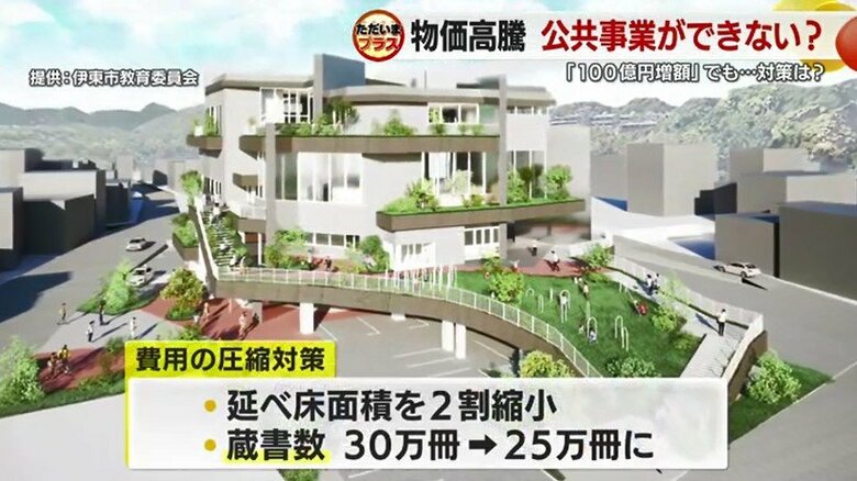 伊東市の新図書館 完成予想図