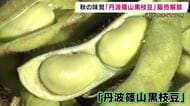 「粒が大きくて甘い」　特産『丹波篠山黒枝豆』の販売解禁　秋の味覚を求めて長い行列　今月下旬まで収穫が続く見込み