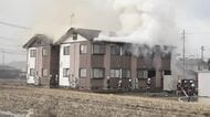 【続報】富山県滑川市のアパート火災は約3時間後に鎮火　ケガ人おらずアパート住民全員とは連絡が取れる