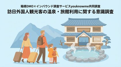 【箱根DMO×インバウンド調査サービスyouknowme共同調査】訪日外国人観光客の温泉・旅館利用に関する意識調査 in 新宿