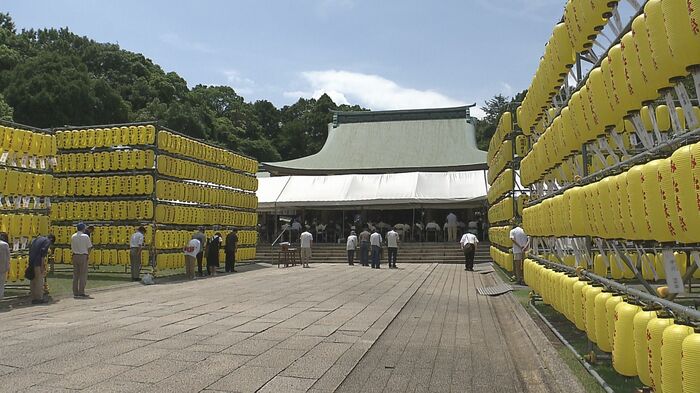 県護国神社で「みたままつり平和祭」開催