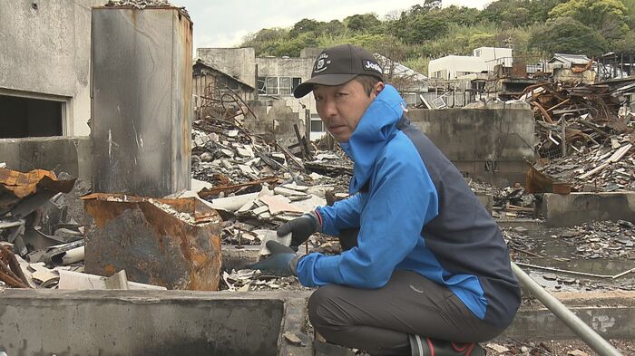 火災で自宅が全焼した永倉和久さん
