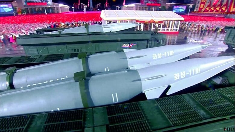 極超音速ミサイル「火星11型マ」や「チョンマ－20」が登場…北朝鮮の軍事パレードに“ロシアの影”【日曜安全保障】｜FNNプライムオンライン