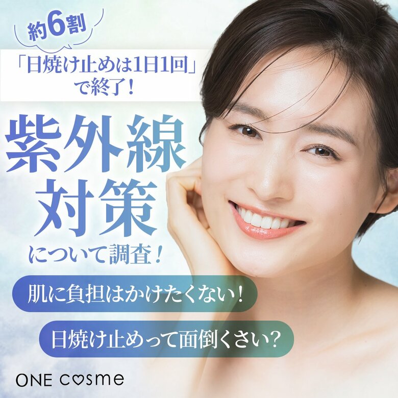 【その使い方、本当に合ってる?】約6割が「日焼け止めは1日1回」で終了…紫外線対策の“思い込み”を調査!