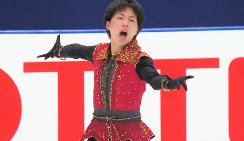 2020年の全日本選手権でフリーを披露する三浦佳生
