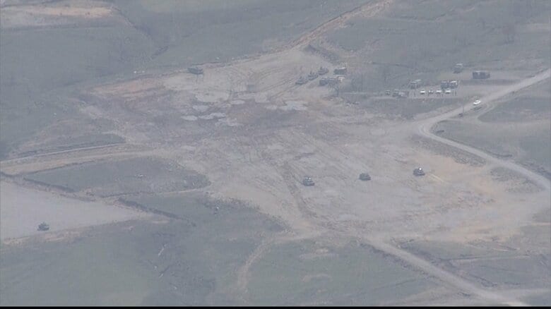 日出生台演習場　21日午後