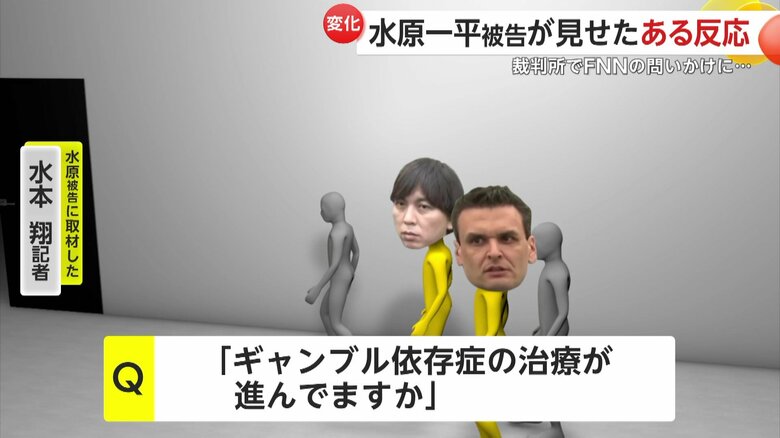 取材した水本記者の問いかけに水原被告は「行動」で応じ小さくうなずいたという