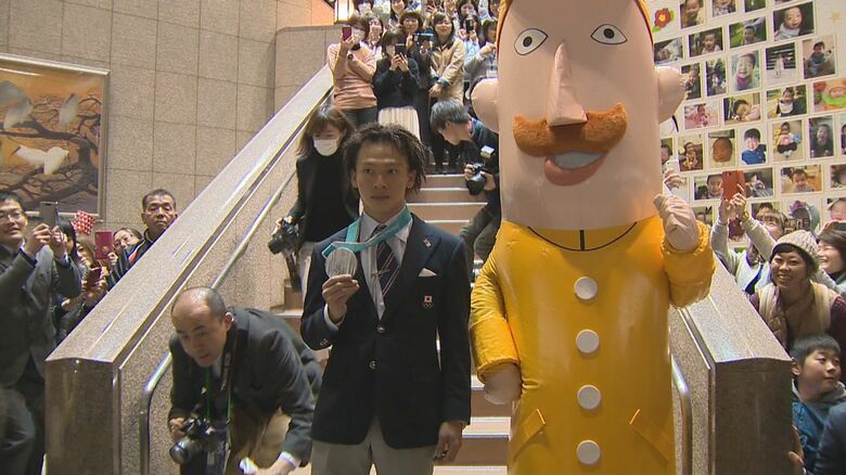 2018年　新潟県庁に凱旋