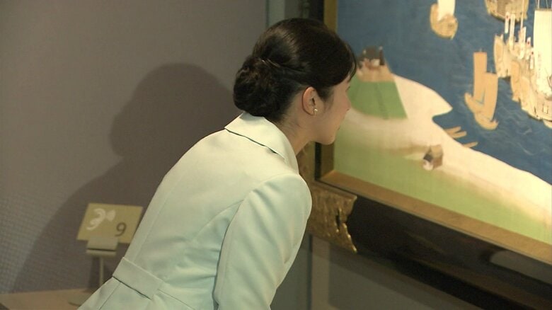 新潟市歴史博物館を視察された愛子さま