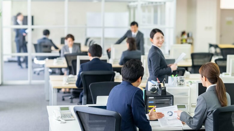 民間企業での障害者雇用は伸びている（イメージ）