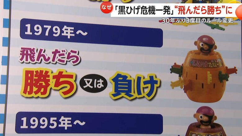 「飛んだら勝ちまたは負け」を選べた1979年からの公式ルール