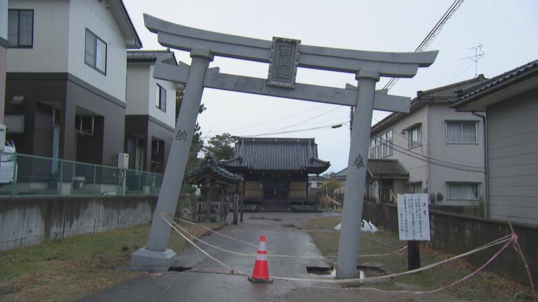 善久白山神社（2024年1月）