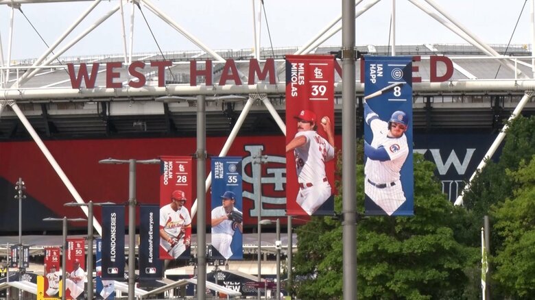 普段はサッカープレミアリーグ・ウエストハムの本拠地。その会場を野球場に大改造した。