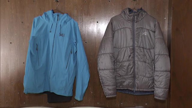 防寒着で体温調整