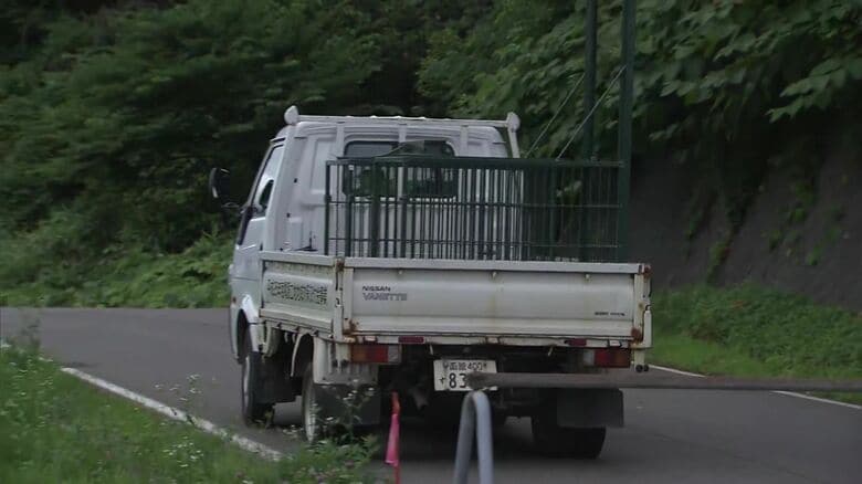 福島町で設置された箱わな