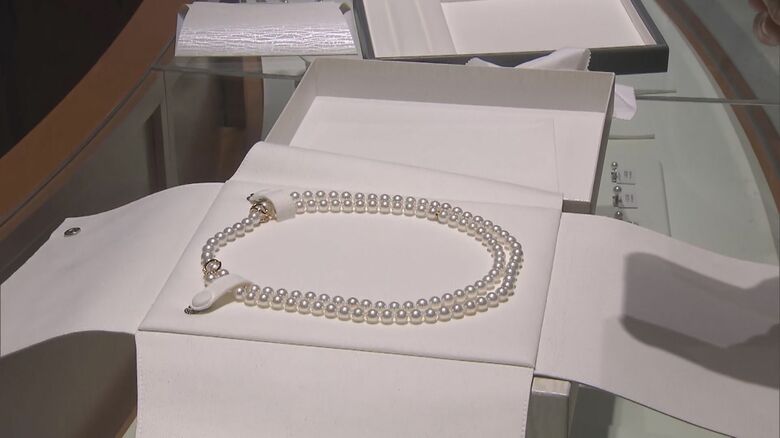 108万円する真珠のネックレス