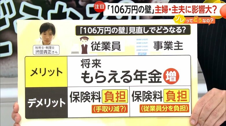 「106万円の壁」見直しのメリット・デメリット