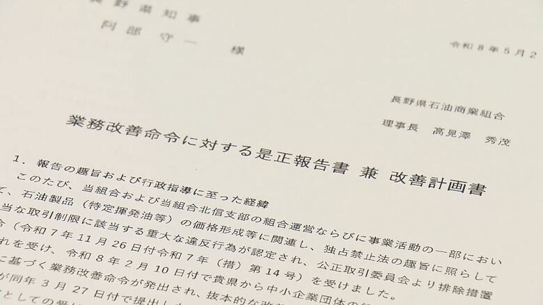 業務改善命令に対する是正報告書兼改善計画書