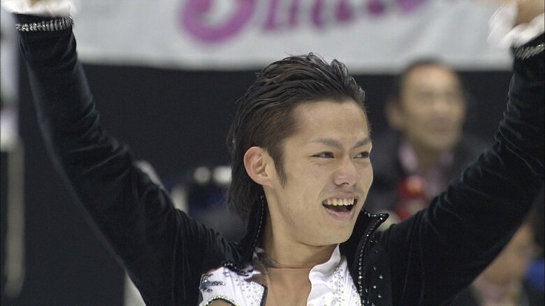 この年、髙橋選手は表彰台の頂点に（2006年全日本フィギュア）