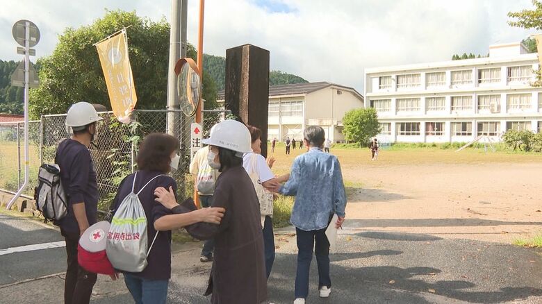 黒坂地区の防災訓練