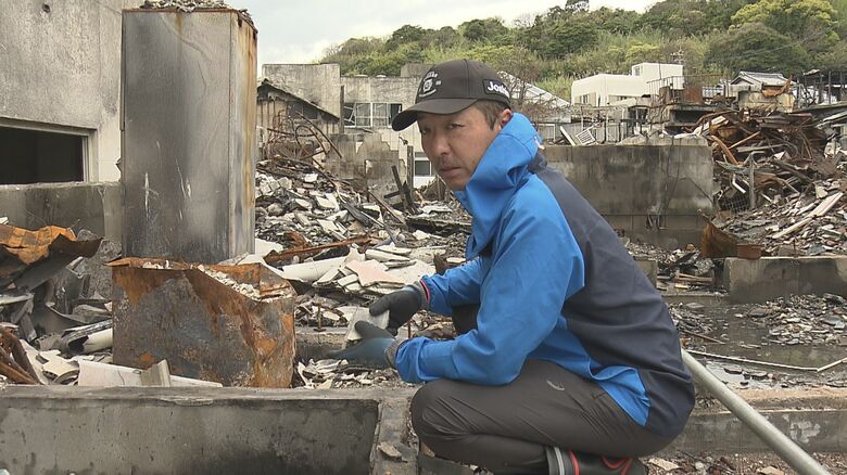 火災で自宅が全焼した永倉和久さん