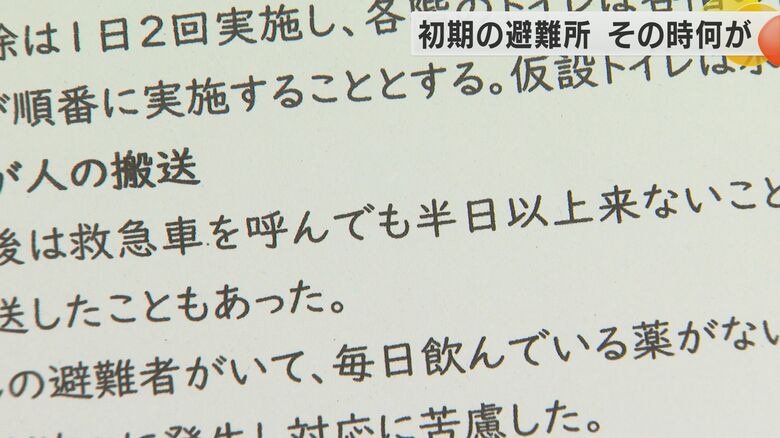 当時の様子をまとめたファイル
