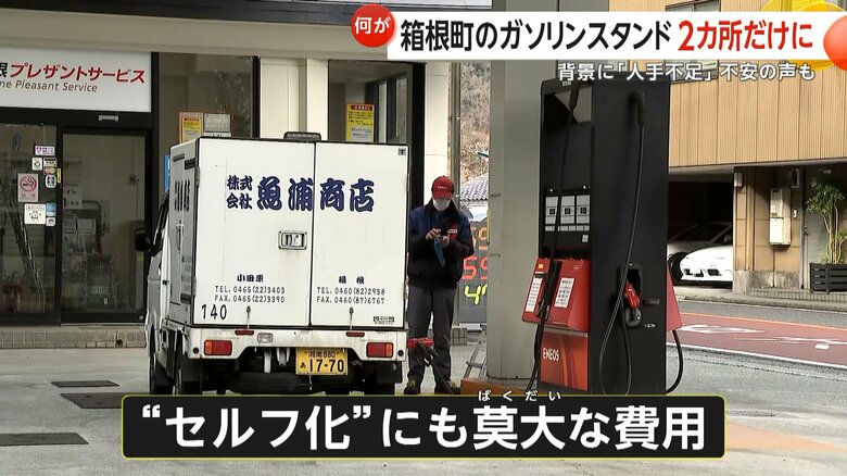 莫大な費用がかかるセルフスタンド