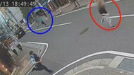 北と南に分かれて…防犯カメラが捉えた“男2人の逃走劇”　名古…